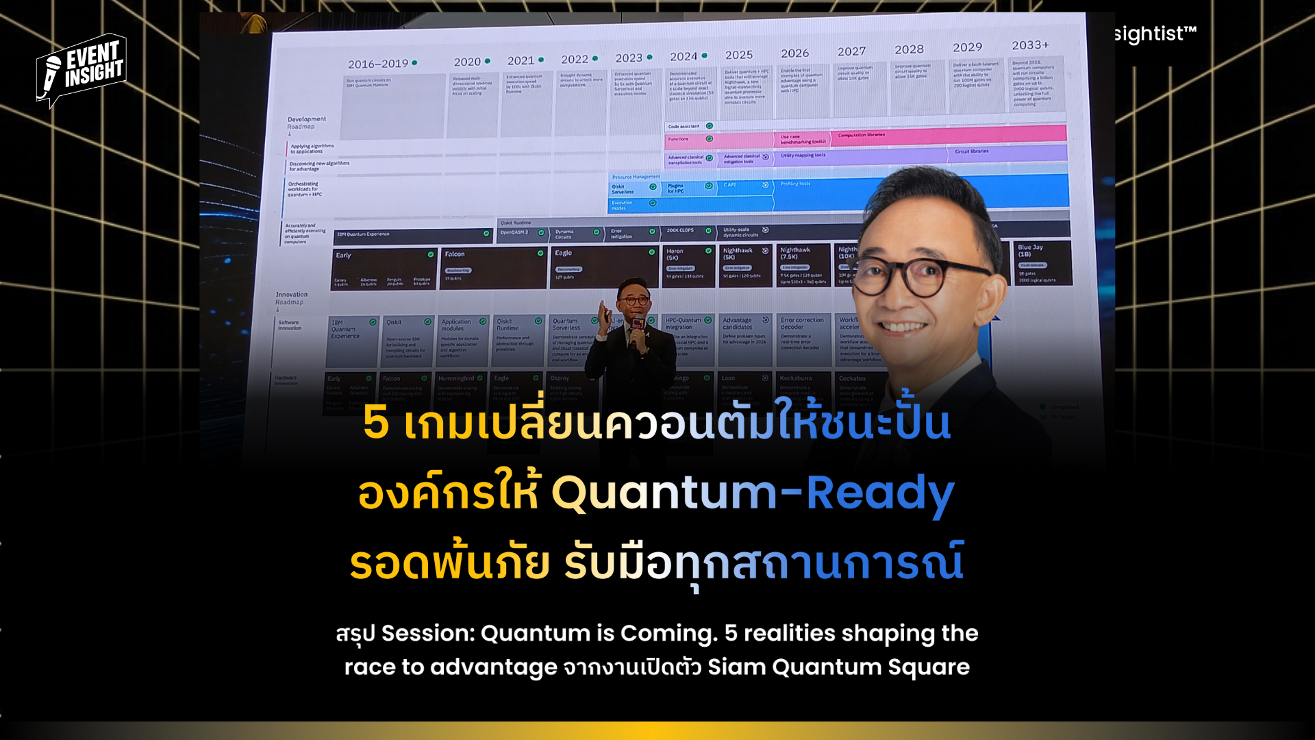 5 เกมเปลี่ยนควอนตัมให้ชนะ ปั้นองค์กรให้ Quantum-Ready รอดพ้นภัย รับมือทุกสถานการณ์