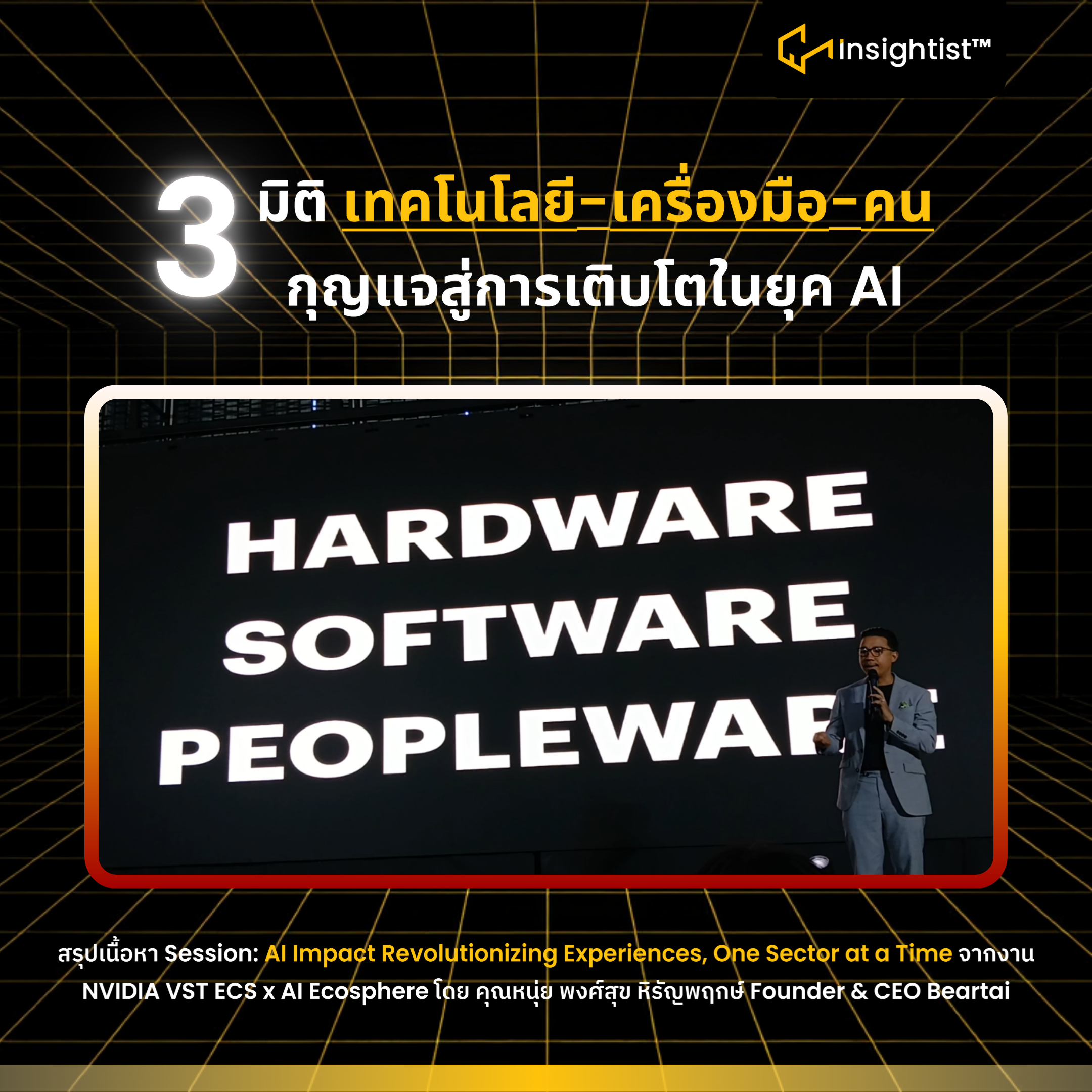 3 มิติ เทคโนโลยี-เครื่องมือ-คน กุญแจสู่การเติบโตในยุค AI